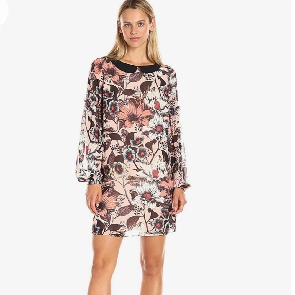 Juicy Couture Floral Long Sleeve Dress